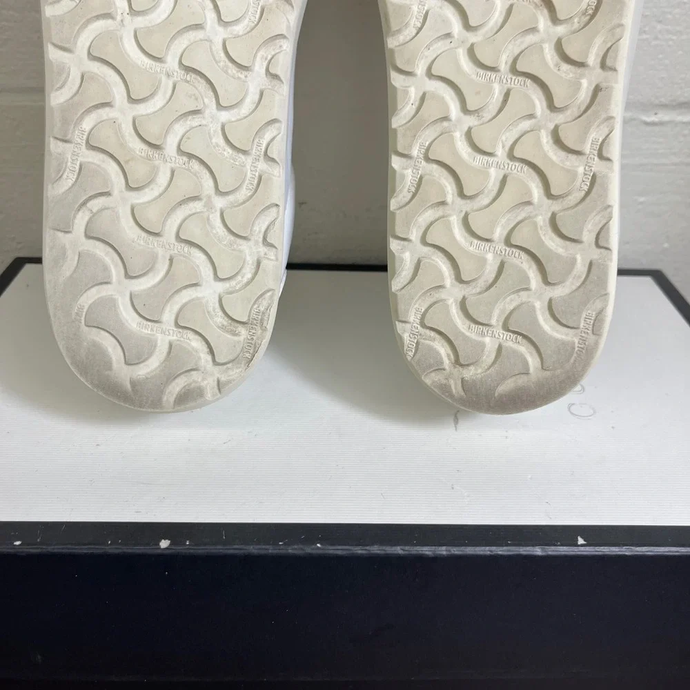 Birkenstock Bend Low White Leather Comfort Sneaker Lace up Women's 41 EU/10 US - Picture 10 of 10